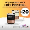 ZEN Stainless Steel Tumbler with Wooden Holder - 300ml